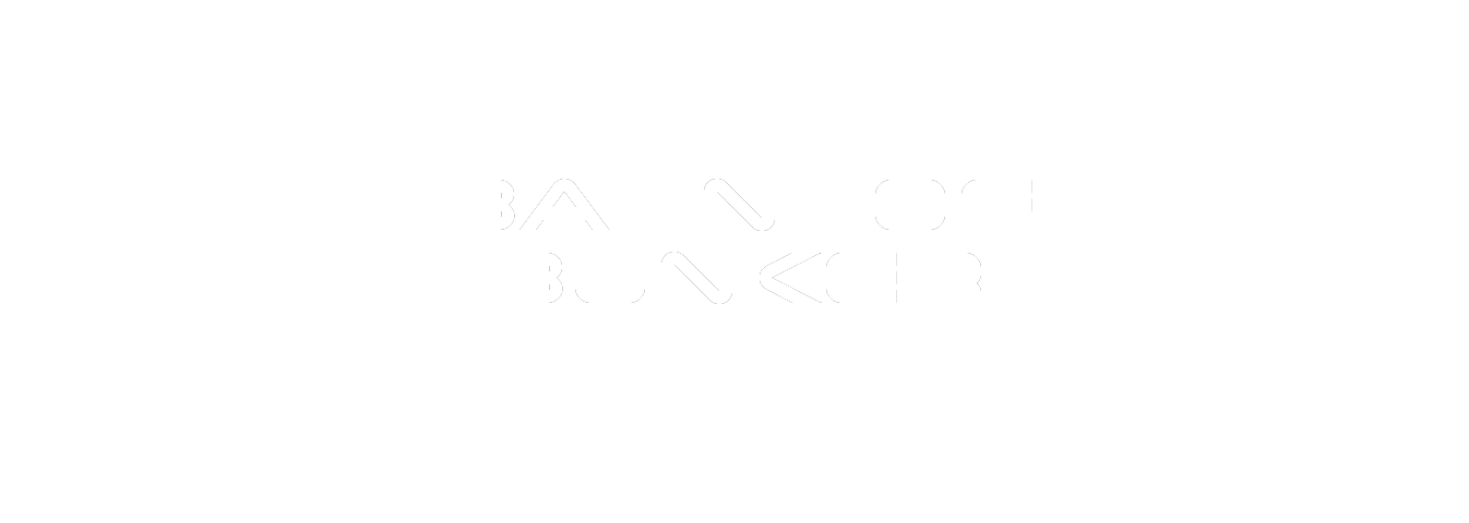 Bahnhof Bunker Logo Vit