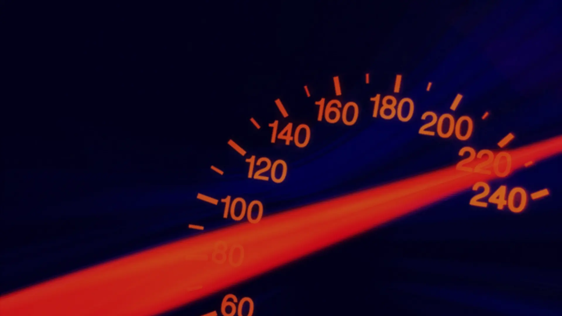 Närbild av en hastighetsmätare för att illustrera hastighet på bredband, och hur du väljer.