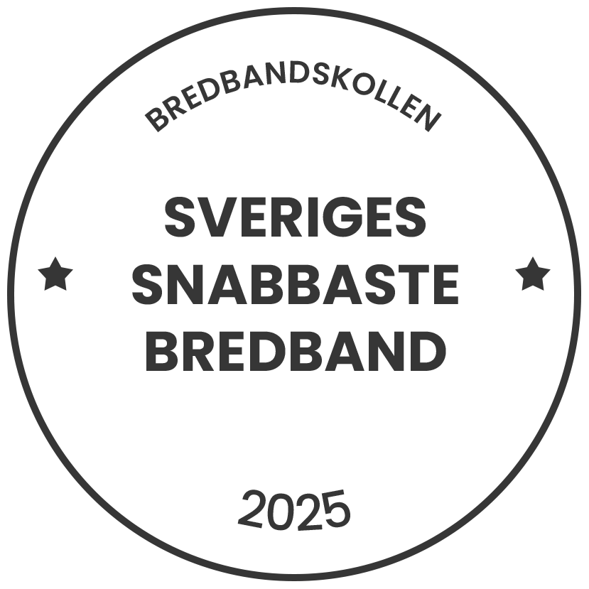 Sveriges snabbaste bredband 2025 - Bredbandskollen