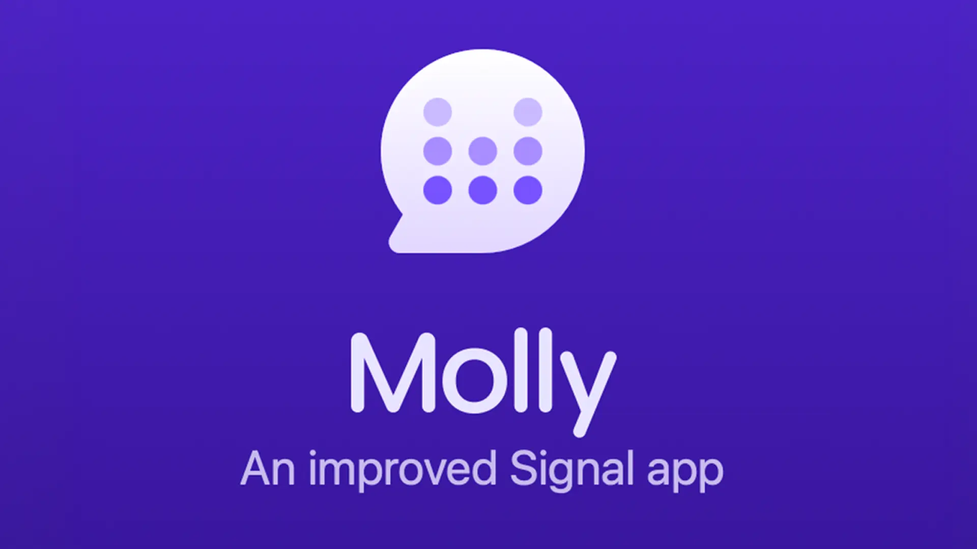 Logotyp för Molly, en krypterad chatt-app baserad på Signal.